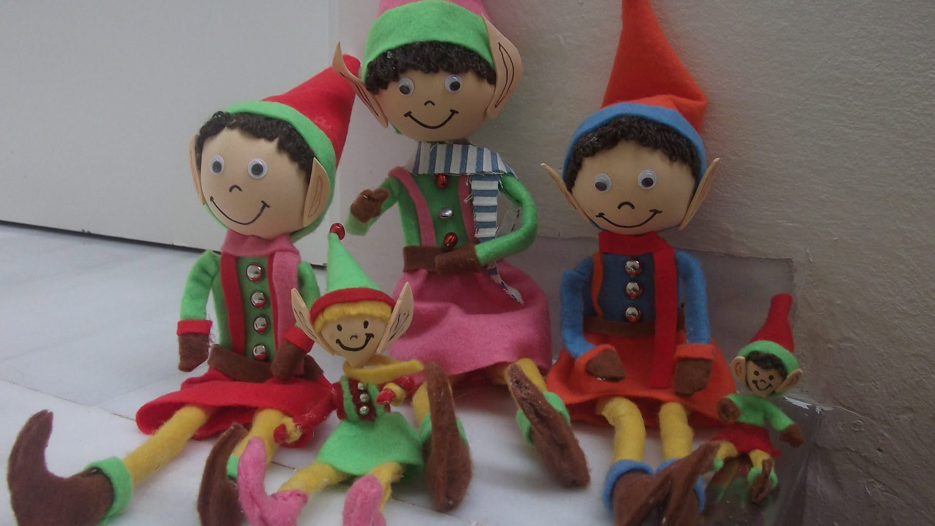 Duendes de alambre y fieltro